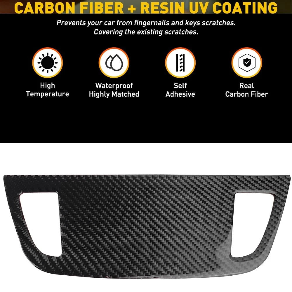 Carbon Fiber Dashboard Speaker Trim Panel for BMW E90 3 Series (2005–2012)