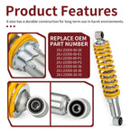 2X Yellow Front Shock Absorber for Yamaha Blaster YFS200 (1988–2006) 2XJ-23350-00-P2