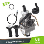 Carburetor with Throttle Grip Cable for Honda XR80R XR75 (1973–2004)