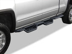 Wheel to Wheel Black Nerf Bar Step for Silverado Sierra Crew Cab (2007–2018)