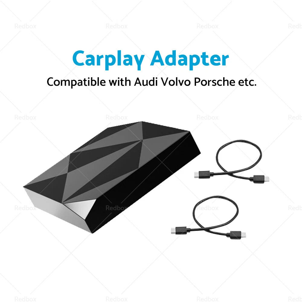 Wireless CarPlay Adapter Dongle for Apple iOS Vehicles (2023)
