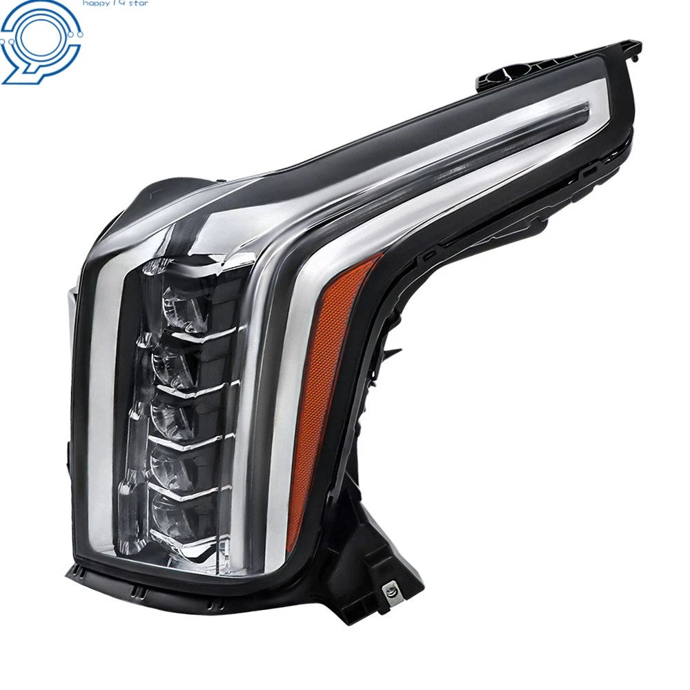 Headlight Assembly LH for Cadillac Escalade (2015-2020) LED Black Housing