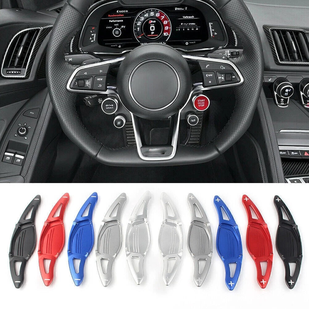 Shift Paddle Extensions for Audi R8 RS3 RS4 RS5 TT RS (2007–2021)