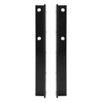 2X Black Battery Box Mounting Brackets for Peterbilt 375/378/379/385 (1988–2010)