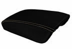 Console Lid Armrest Cover for Acura TL (1999–2003) Carbon Fiber Beige Stitch
