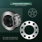 4X 5x4.75 1/2" Wheel Spacers for Chevrolet Corvette GMC Pontiac (1984–2019)