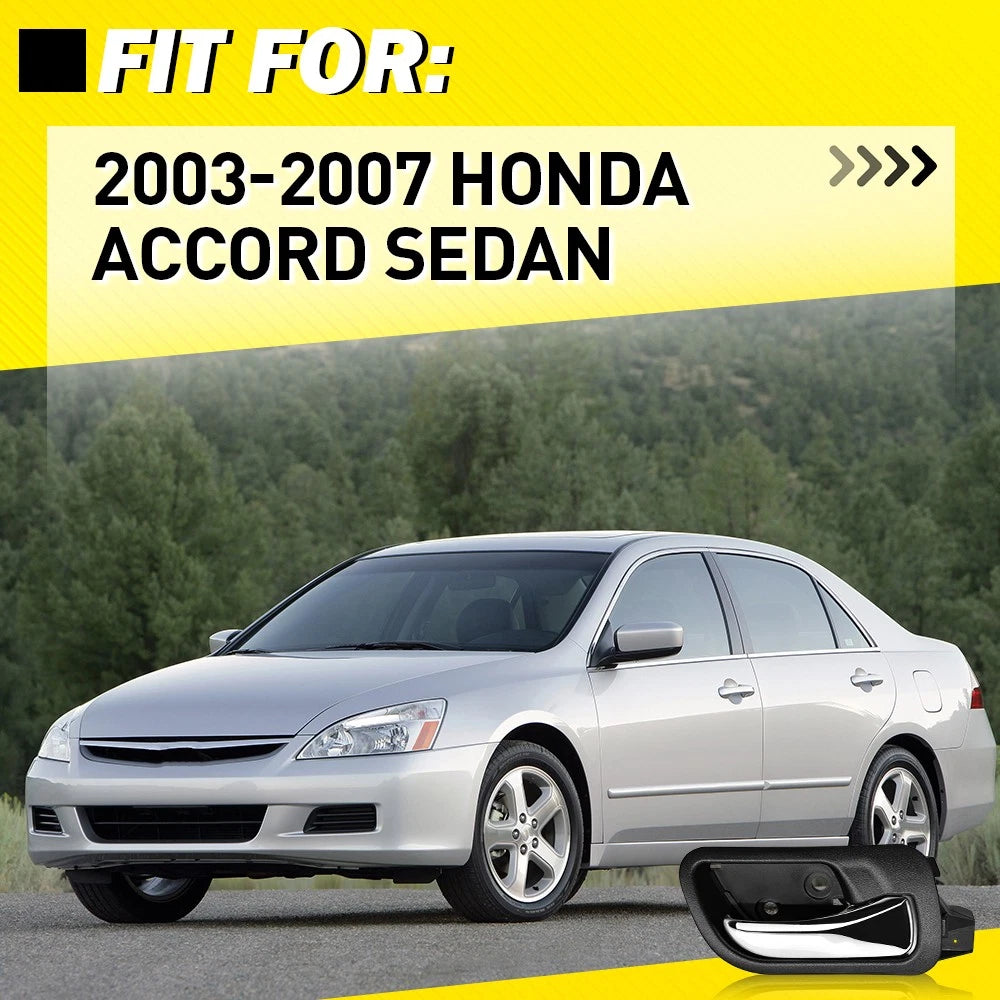 Set of 4 Interior Door Handles for Honda Accord Sedan (2003–2007)