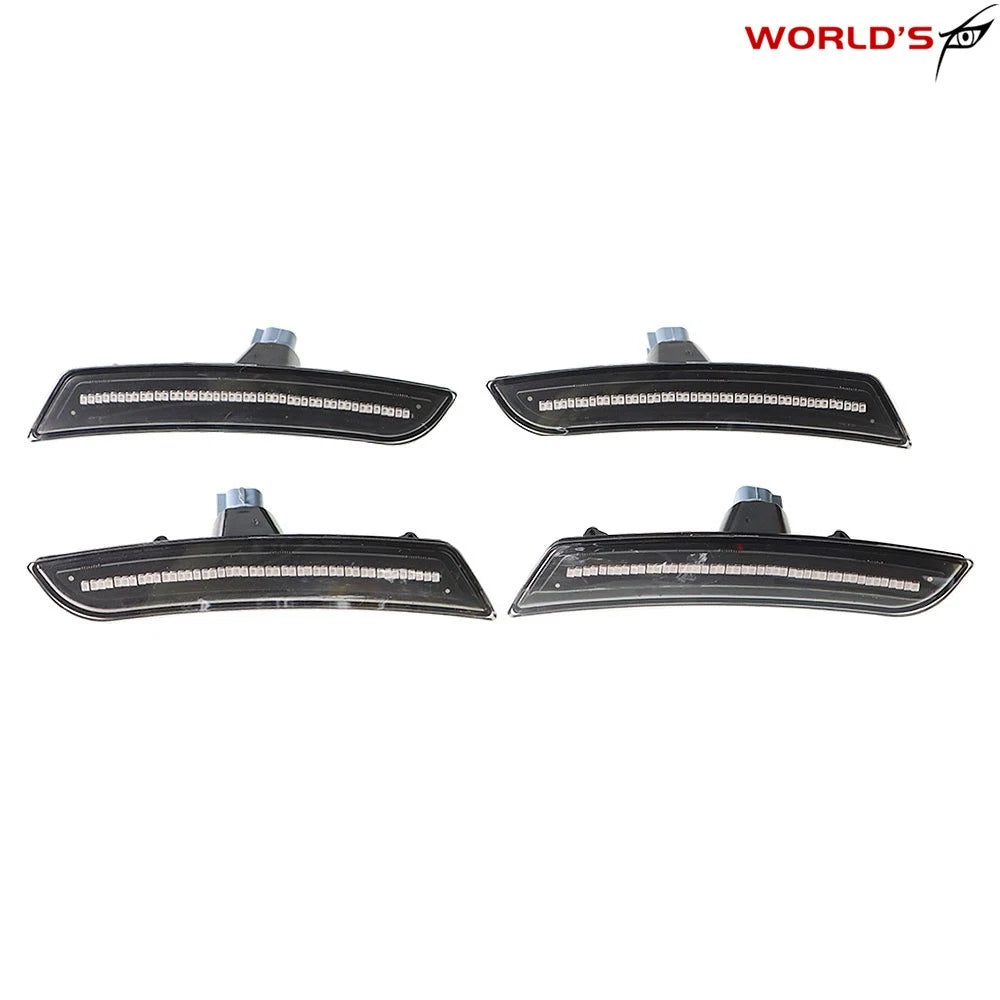LED Front & Rear Side Bumper Marker Turn Lights for Chevy Camaro (2016–2020)
