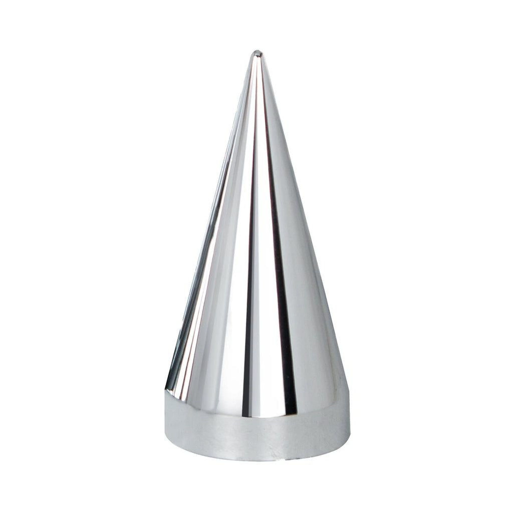 Chrome Spike Lug Nut Covers Thread-On 33mm for Chevrolet Silverado (2007–2024)
