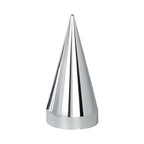 Chrome Spike Lug Nut Covers Thread-On 33mm for Chevrolet Silverado (2007–2024)