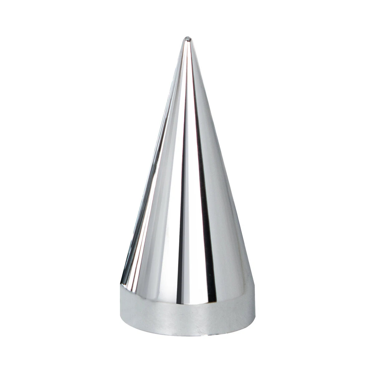 Chrome Spike Lug Nut Covers Thread-On 33mm for Chevrolet Silverado (2007–2024)