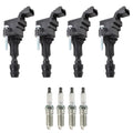 Set of 4 Ignition Coils & NGK Iridium Spark Plugs for Chevy G5 G6 HHR Malibu (2005–2010)