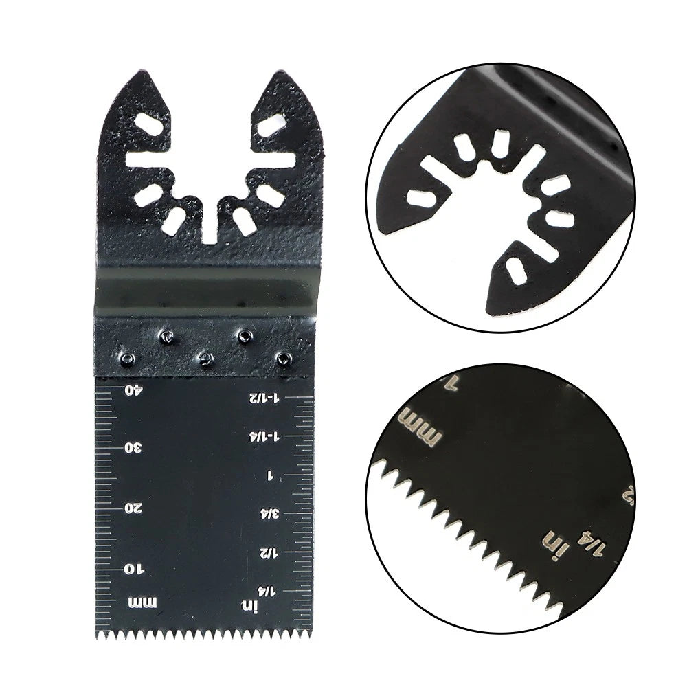 50PC Oscillating Tool Blades for Universal Cutting (Metal, Wood, Plastic)