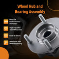Front Wheel Bearing Hub for Nissan Versa (2007–2012) 40202EM30C L&R 4-Lug ABS