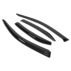 Set of 4 Glossy Black Window Visor Shades for Toyota Camry (2018–2024)