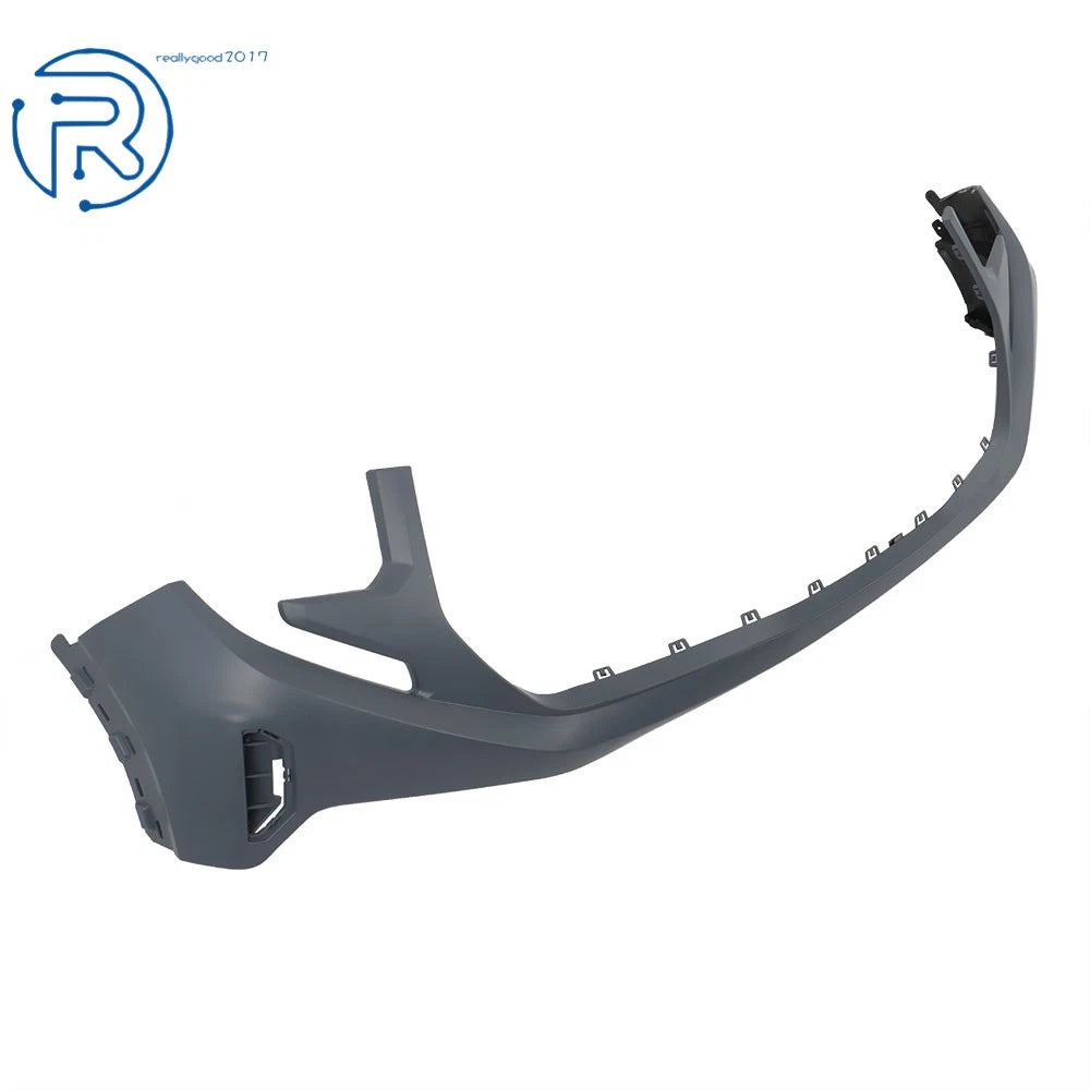 Front Upper Bumper Cover for GMC Sierra 1500 (2022-2024) Gray Plastic