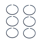 6pcs Piston Rings for 124CL 125E 125L 125R 128C FS120 FS160 (N/A)
