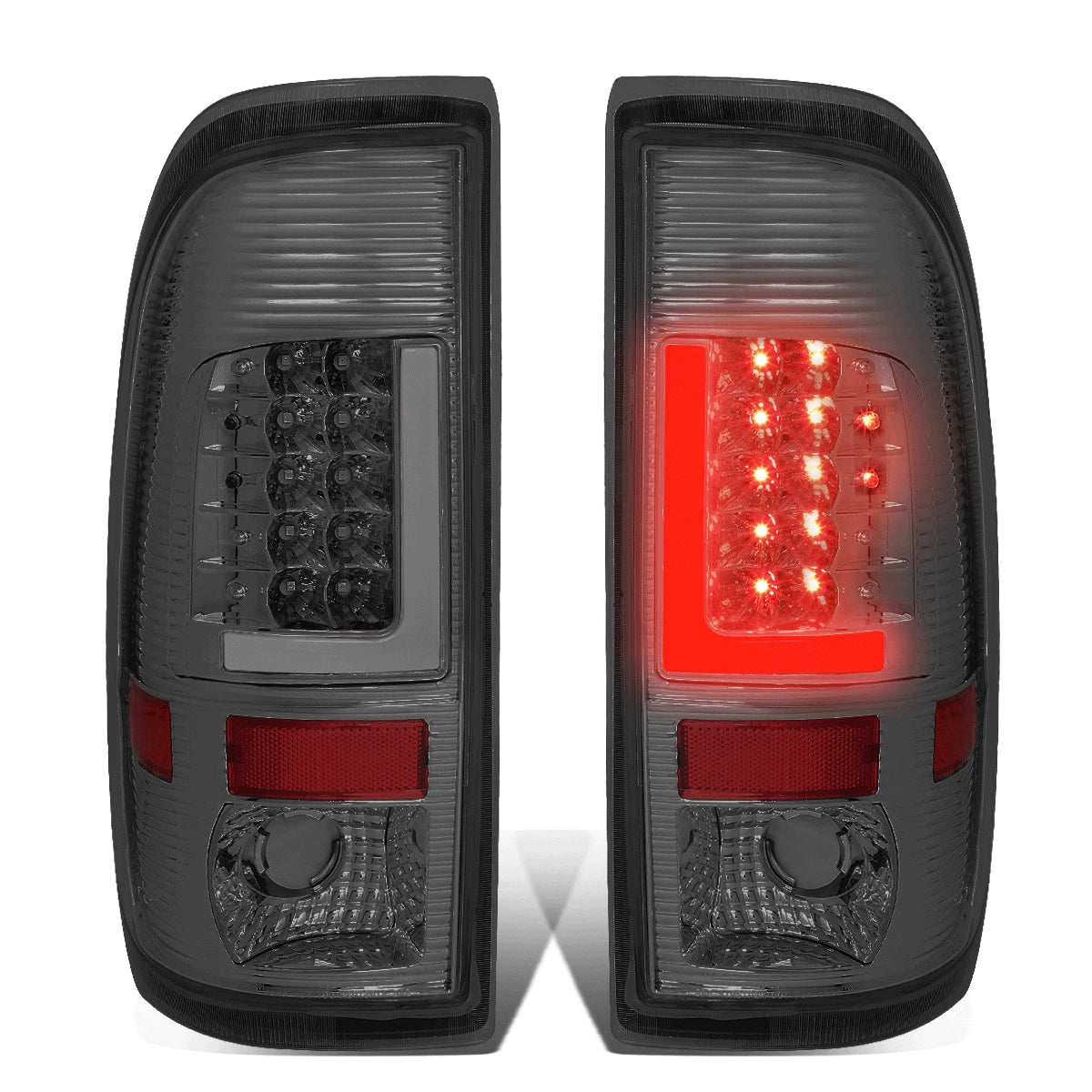 3D LED L-Bar Tail Brake Light Lamp for Ford F250 F150 (1999–2007)