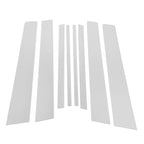 Set of 8 Door Pillar Window Trim for Toyota Rav4 (2007–2012) Chrome