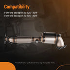 Ceramic Substrate Catalytic Converter for Ford Escape 1.5L/1.6L (2013–2019) CV6Z5E212F