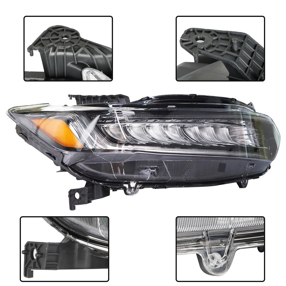 Right Side Full LED Headlamp Headlight for Honda Accord (2018–2021)