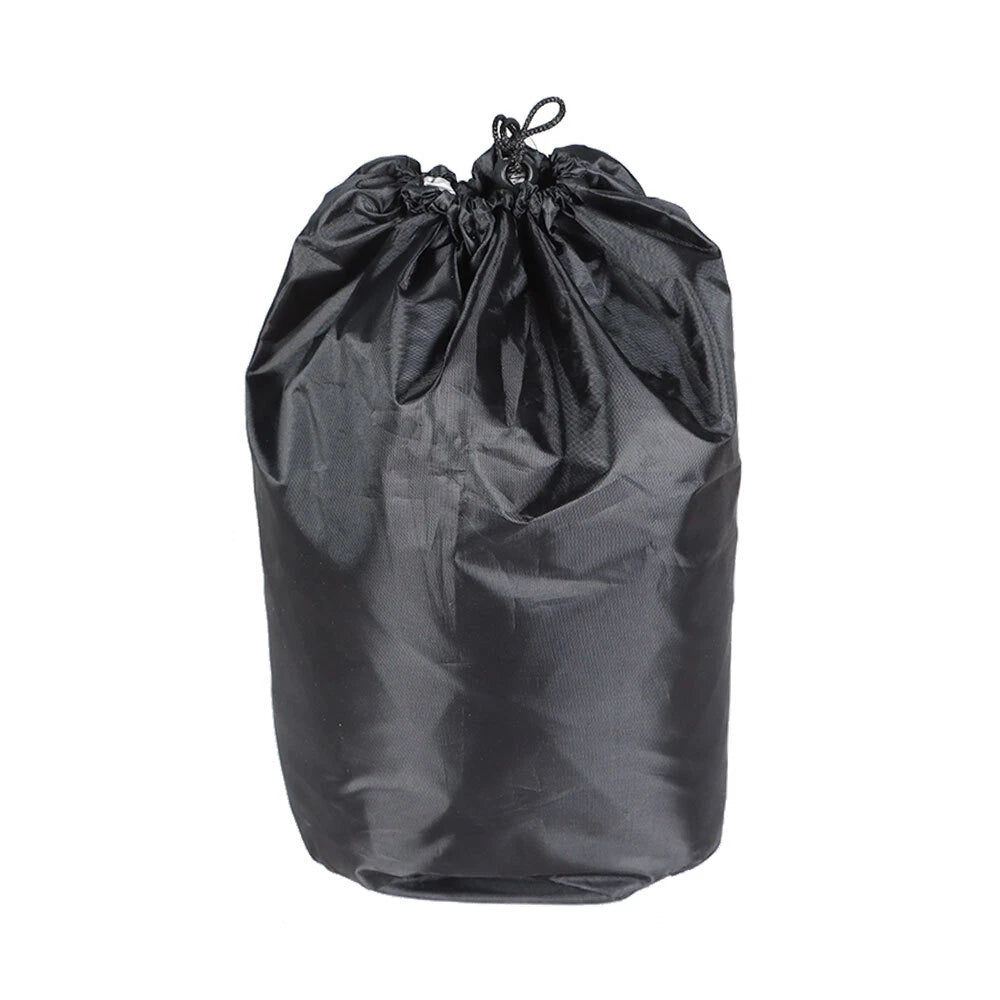 Boat Cover for Jon Boat (12ft–18ft, Beam Width Up to 75") 210D Black