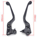 Black Skull Brake Clutch Levers for Harley XL/Dyna/Touring/Sof (1996–2007)
