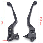 Black Skull Brake Clutch Levers for Harley XL/Dyna/Touring/Sof (1996–2007)