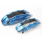 4 Pcs 3D Metal Brake Caliper Covers for Universal Car Front & Rear Blue