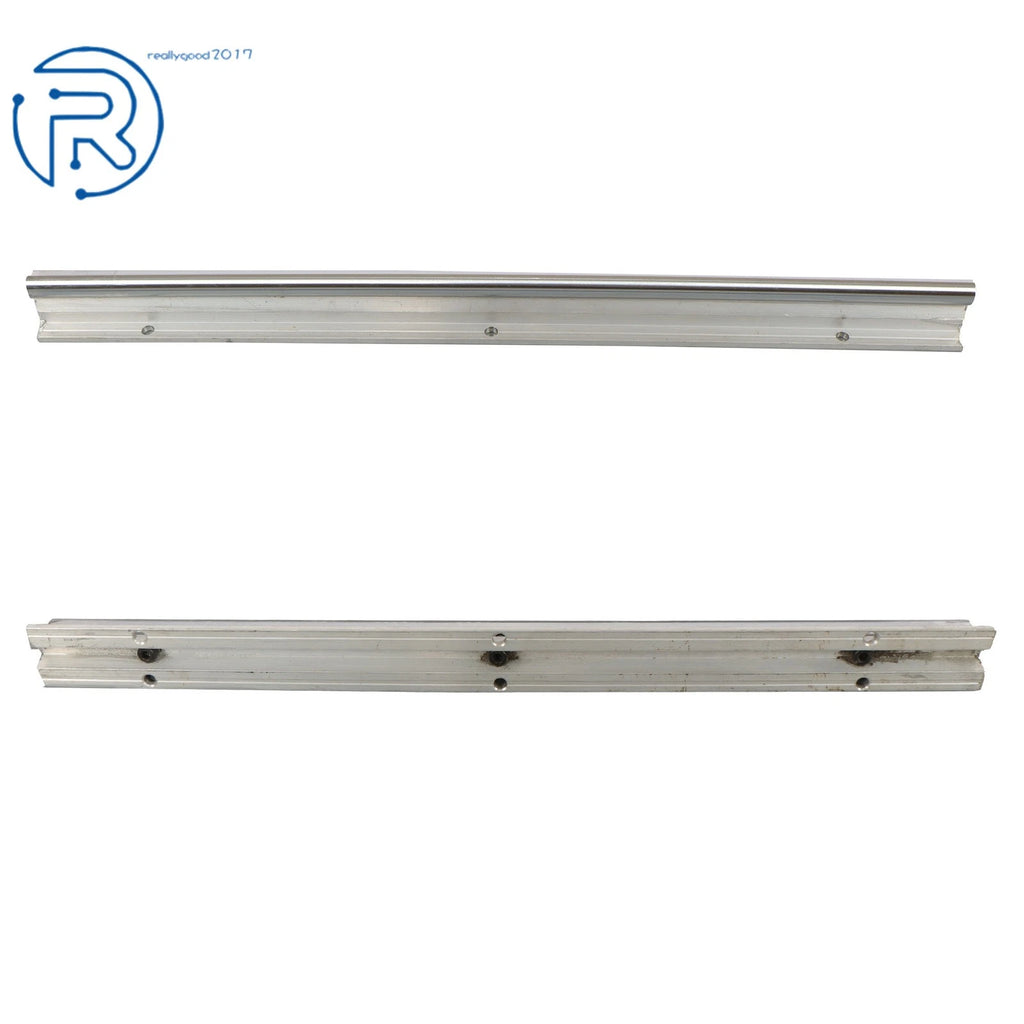 2Pcs SBR12-400mm Linear Shaft Rail with 4 SBR12UU Bearings for