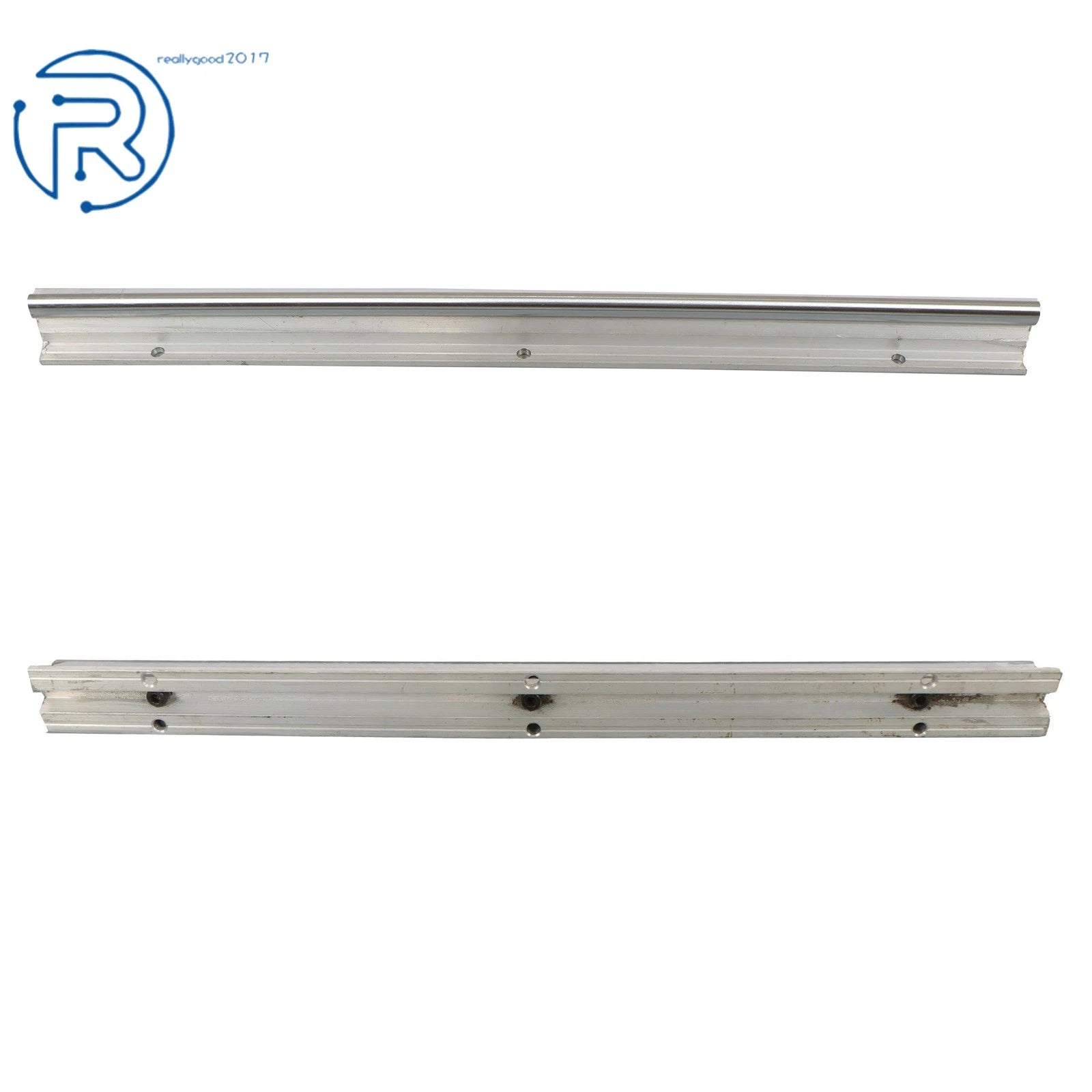 2Pcs SBR12-400mm Linear Shaft Rail with 4 SBR12UU Bearings for