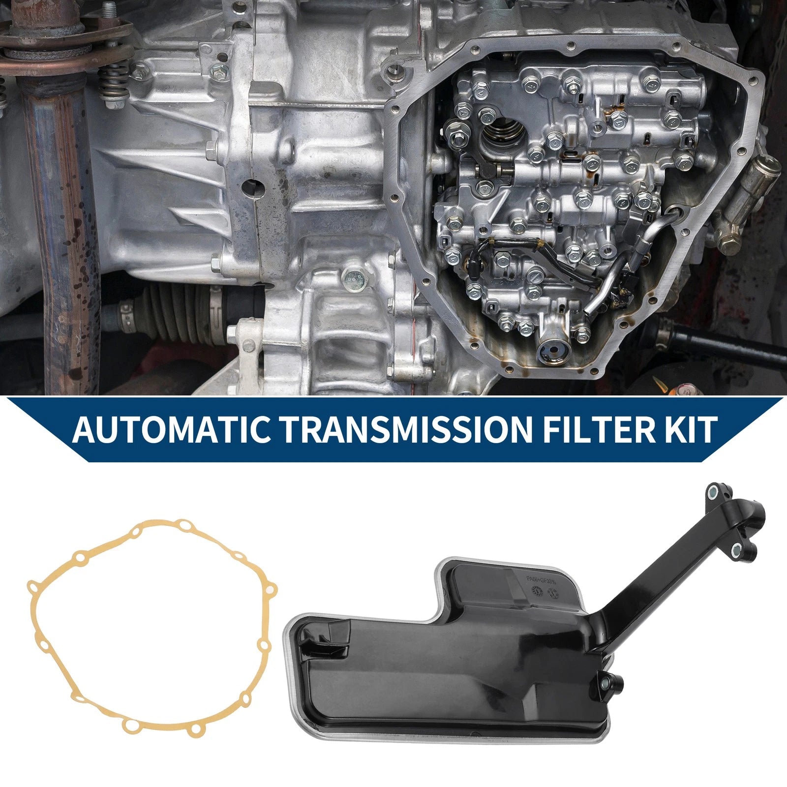 Set of 2 Automatic Transmission Filter Kits for Audi A4 (No. 0AW301519C)
