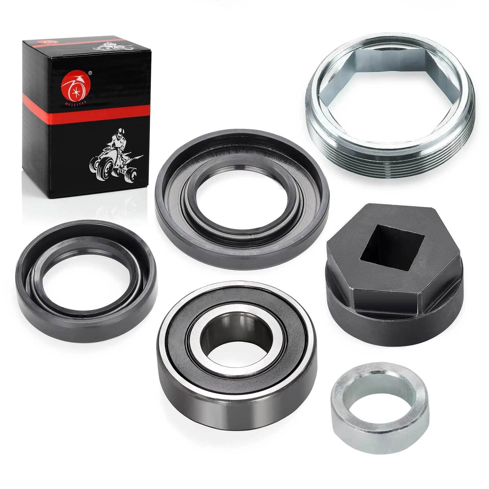 Steering Stem Bearing Seal Holder Nut & Tool for Yamaha Banshee Warrior (1987–2006)