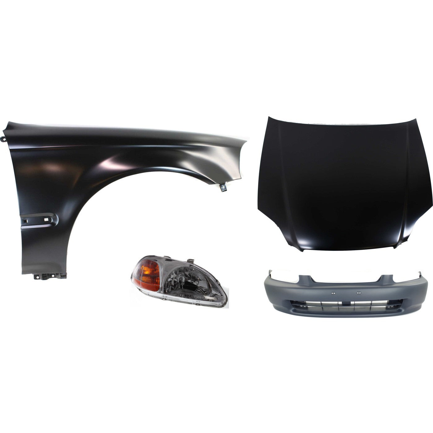 Bumper Cover for Honda Civic (1996–1998)