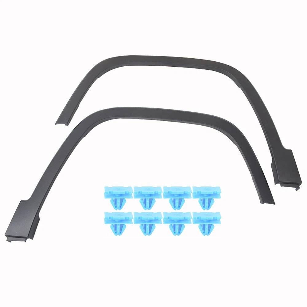 Set of 2 Front Fender Flares for Jeep Cherokee (2014-2017) Black