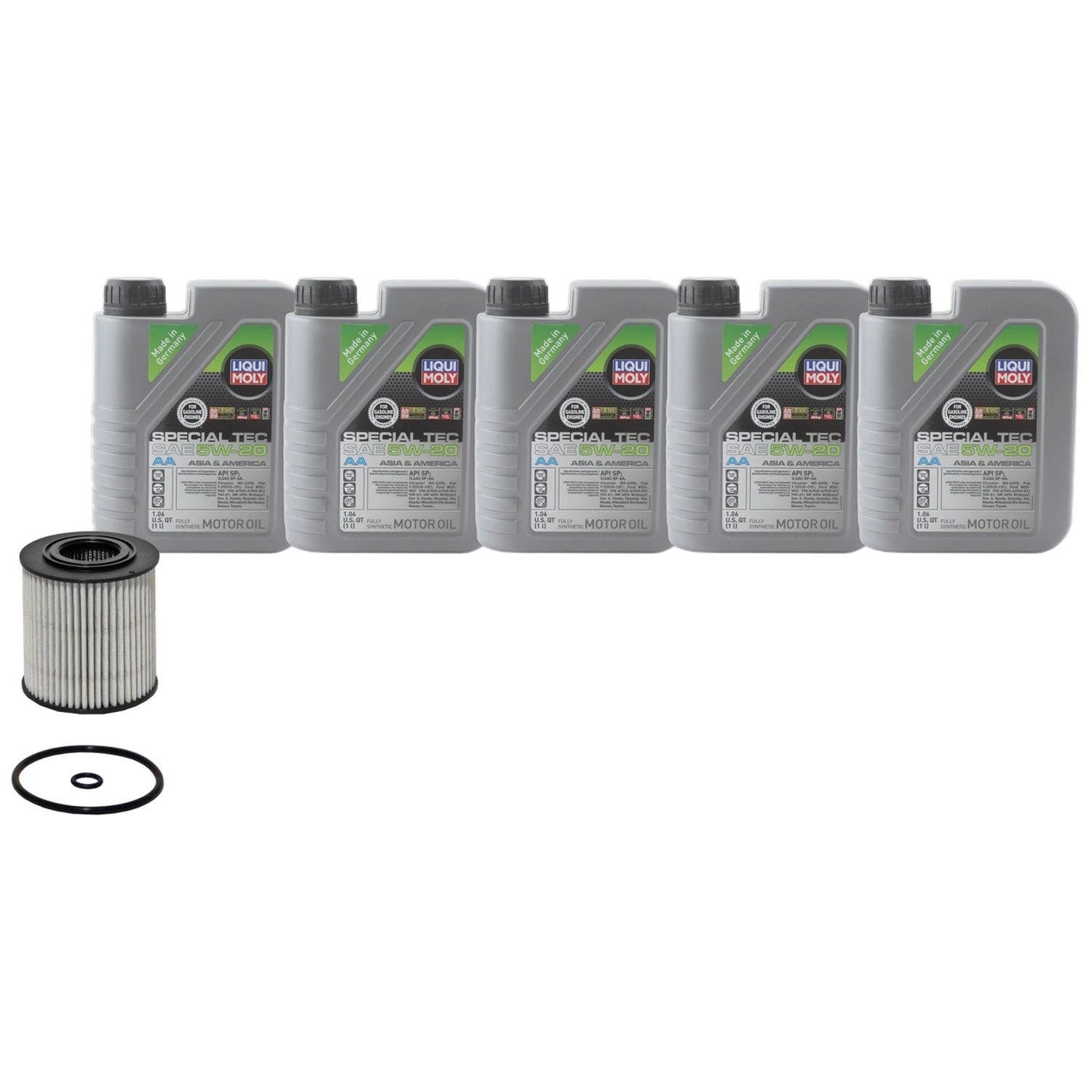 5L Liqui Moly Special Tec AA 5W-20 Engine Oil Change Kit for Fusion Milan (2006–2012)