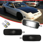 2X Smoke White LED Front Side Marker Lights for Nissan Altima 1993–1997