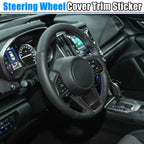 Set of 2 Black Inner Steering Wheel Cover Trim for Subaru Forester Ascent (2019–2021)