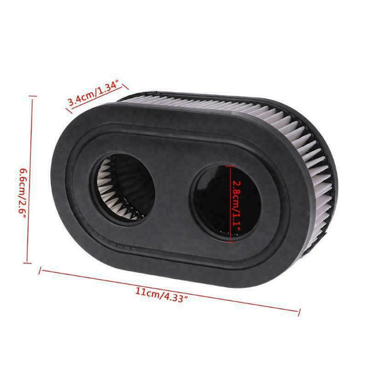 2X Air Filter for Briggs & Stratton (798452, 593260, 4247, 5432, 5432K, 09P702)