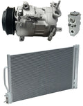 AC Compressor Kit With Condenser Replacement for Chevrolet Malibu (2016–2018)