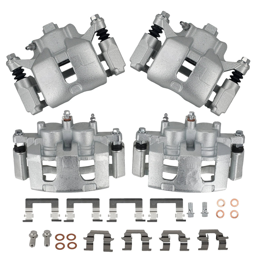 Front & Rear Disc Brake Calipers with Brackets for Chevrolet Impala (2006–2010)