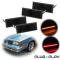 LED Side Bumper Marker Smoked Lens for Oldsmobile Cutlass 442 (1981–1988)