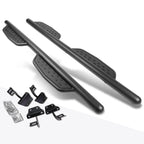 Set of 2 Side Step Nerf Bars for Ford F150 Extended Cab (2015–2020) Matte Black