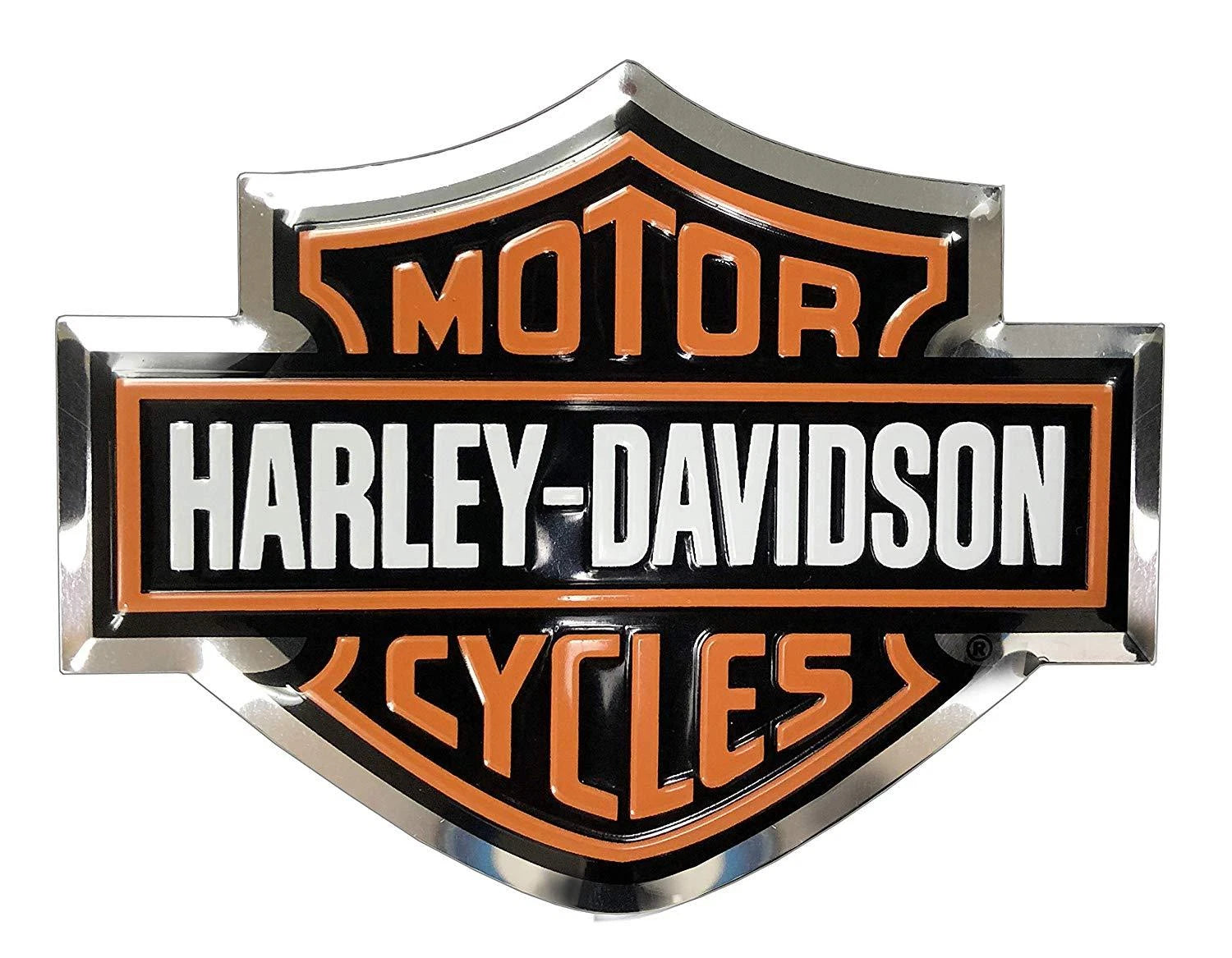 2X Raised 3D Emblem Fuel Tank Gear Sticker for Harley Davidson (HD)