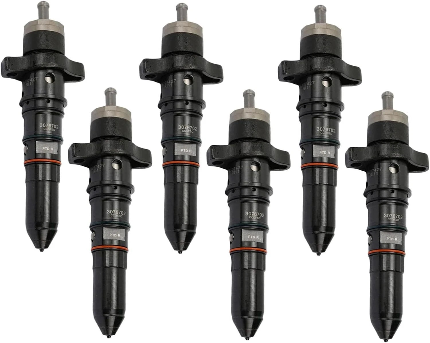 6pcs Fuel Injector for Cummins KTA38 K19 K50 (Diesel Engine)