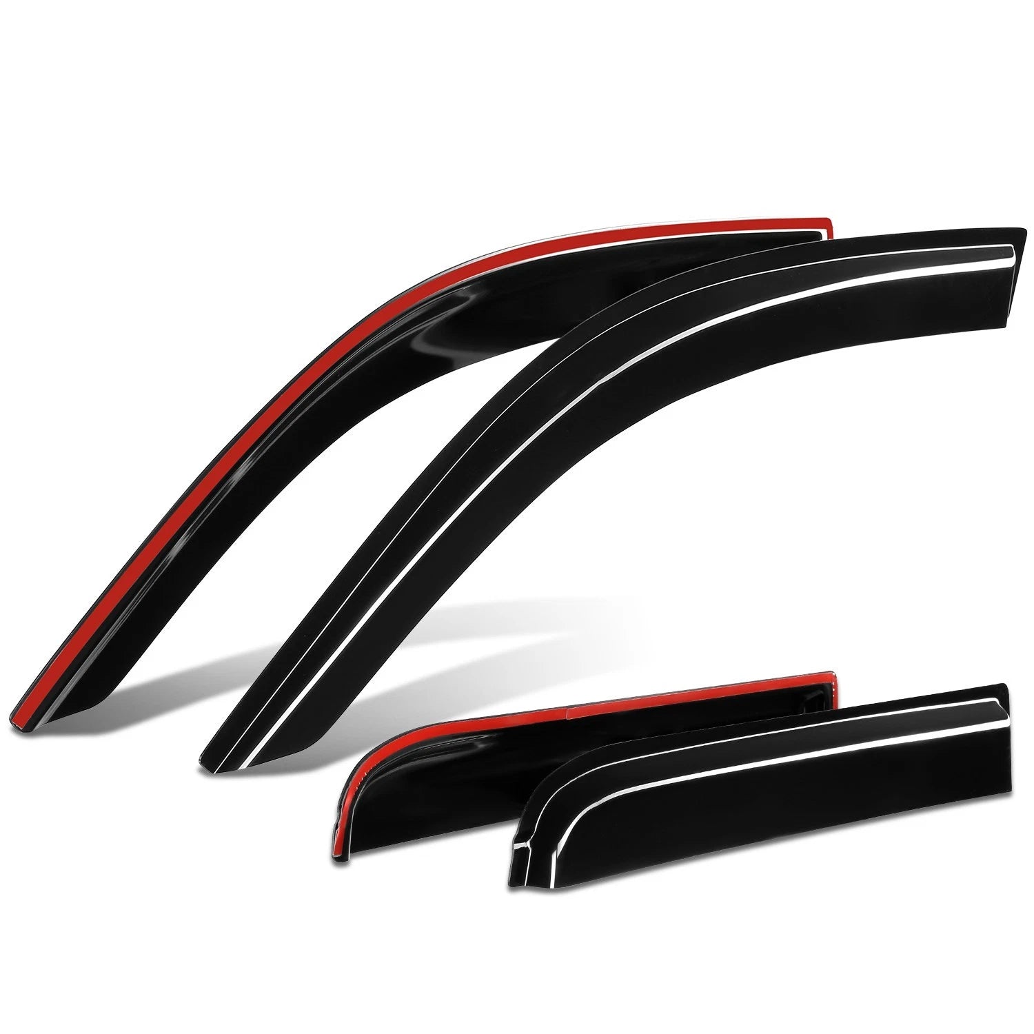 4-Piece Wind Rain Window Visors for Toyota Tacoma (2016–2023)