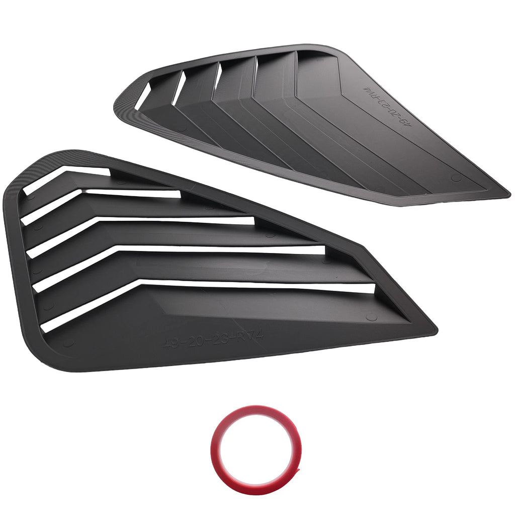 ABS Carbon Fiber Side Window Louvers for Toyota RAV4 (2019–2025)