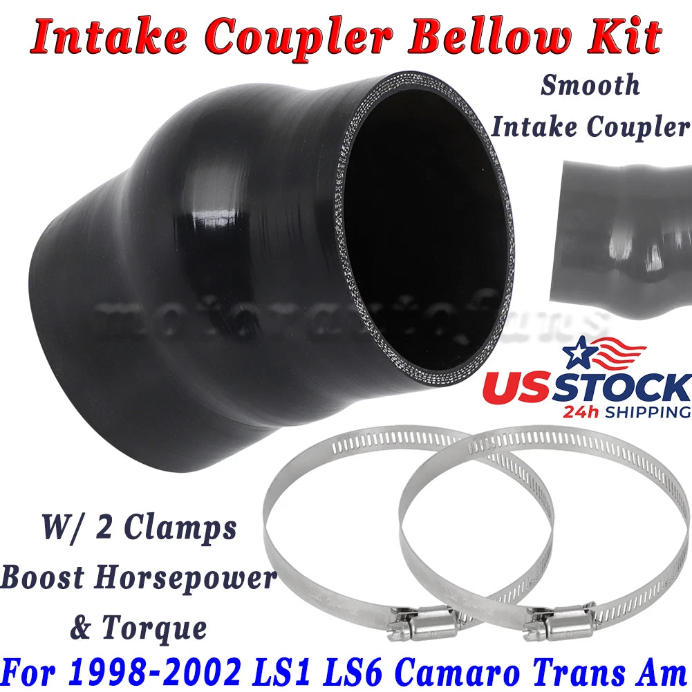 Smooth Bellow Intake Coupler for Chevy Camaro Pontiac Trans Am (LS1 LS6)