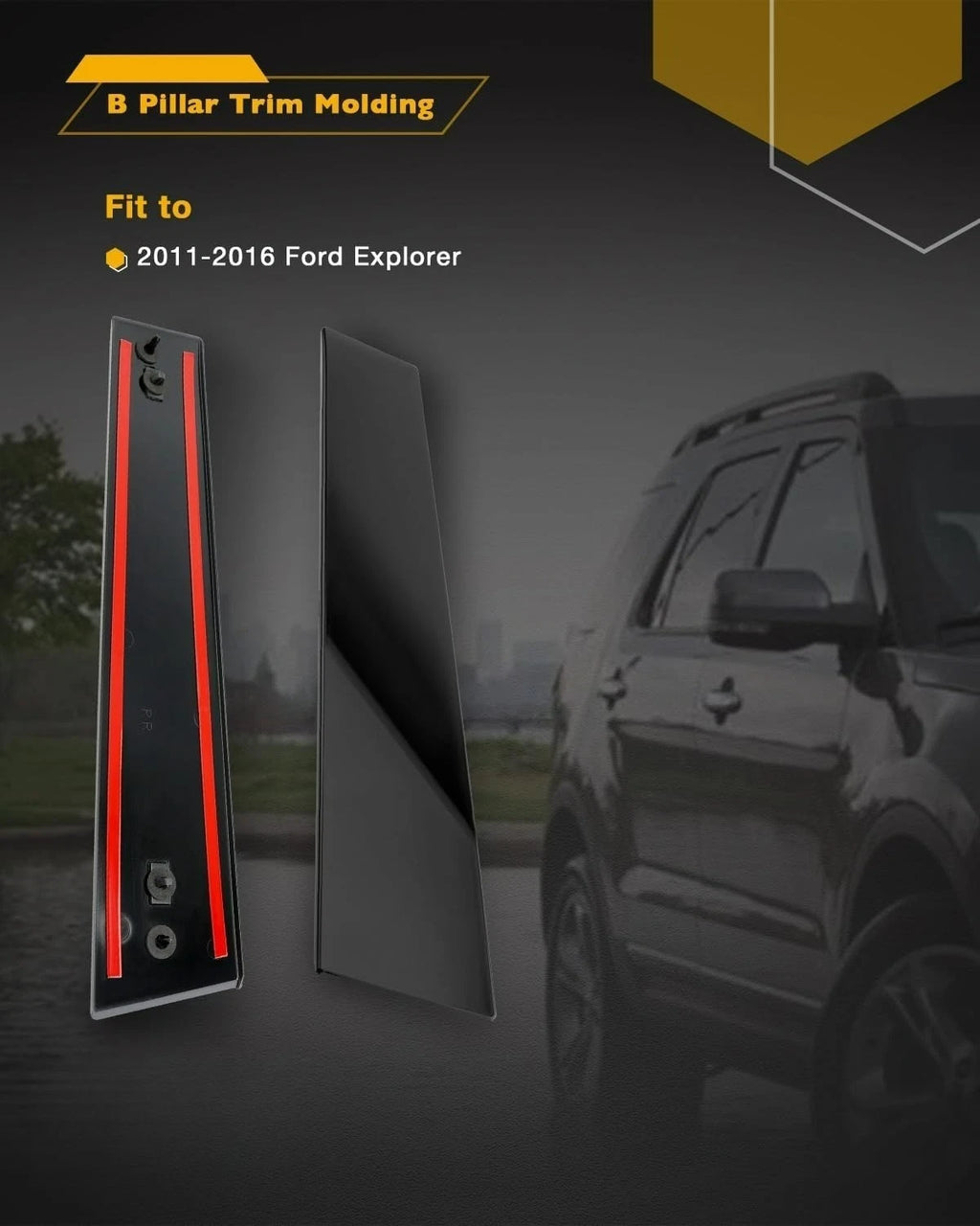 B Pillar Molding Trim for Ford Explorer (2011–2016) 926-449