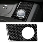 RHD Carbon Fiber Ignition Switch Button Cover Trim for Audi A4 S4 A5 (2009-2016)